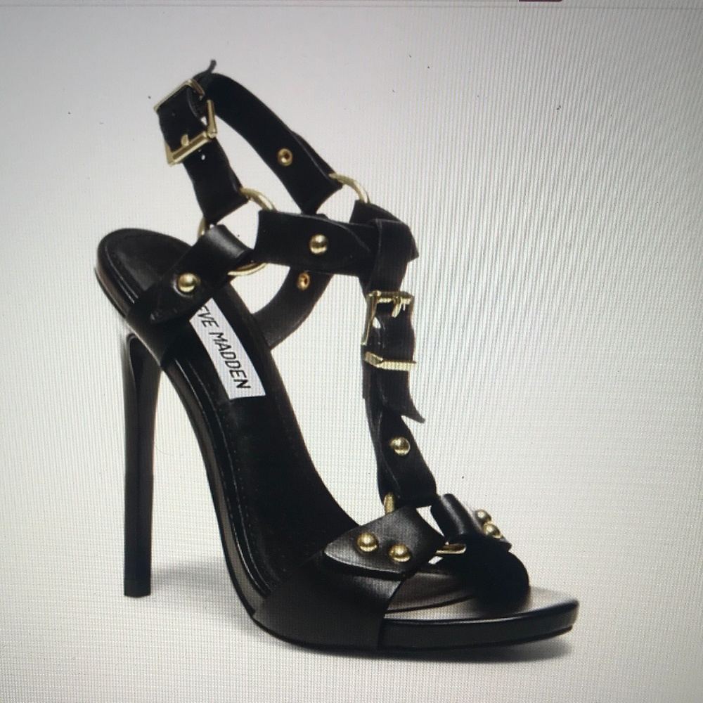 Steve Madden Sandals MINKAH Studded Heels size 8